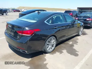 2018 Genesis G80 3.8L z VIN KMHGN4JE3JU284909, wystawiony jako IAAI lot #42188611 z przebiegiem 37 215 mil mil oraz . Historia ofert i sprzedaży dostępna na DreamBid. Obrazek 4.