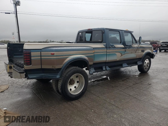 1996 Ford F-350 with VIN 1FTJW35F5TEB52509, listed as a Copart auction lot 51048475 with 199,464 mi miles and Salvage Title. Bid and sale history available at DreamBid. Image 3.