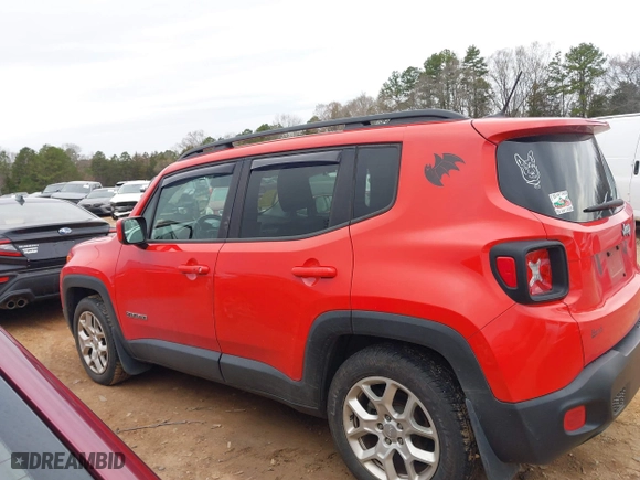 2017 Jeep Renegade Altitude with VIN ZACCJABB1HPF97308, listed as a IAAI auction lot 41768981 with 70,700 mi miles. Bid and sale history available at carsss.com. Image 15.