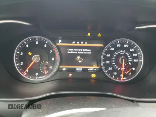 2021 Genesis G70 2.0T with VIN KMTG64LA6MU073463, listed as a Copart auction lot 76839984 with 43,451 mi miles and Salvage Title. Bid and sale history available at carsss.com. Image 9.