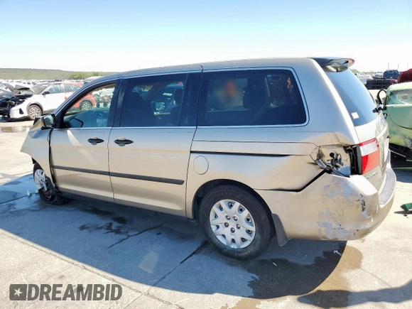 2006 Honda Odyssey LX with VIN 5FNRL38206B125208, listed as a Copart auction lot 49912615 with 174,599 mi miles and Salvage Title. Bid and sale history available at carsss.com. Image 2.