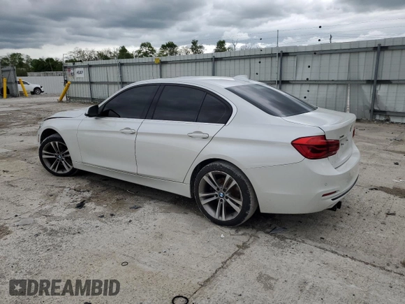 2017 BMW 3 Series 330i xDrive with VIN WBA8D9G5XHNT91599, listed as a Copart auction lot 55810245 with 88,250 mi miles and Salvage title. Bid and sale history available at DreamBid. Image 2.