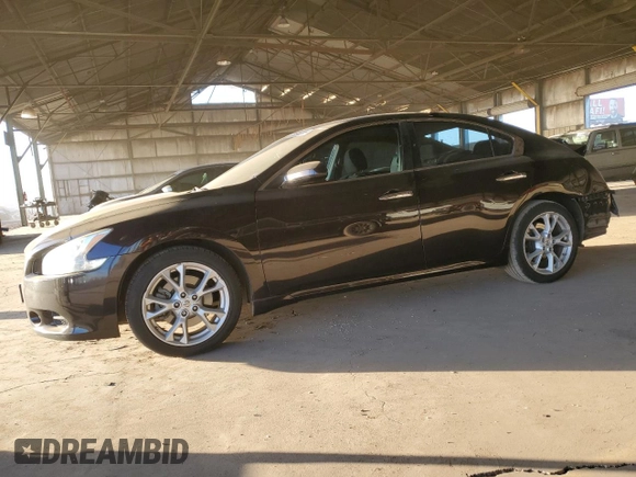 2013 Nissan Maxima SV with VIN 1N4AA5AP7DC810925, listed as a Copart auction lot 88693225 with 133,253 mi miles and Salvage Title. Bid and sale history available at DreamBid. Image 1.