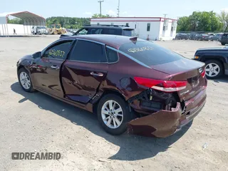2018 Kia Optima LX with VIN 5XXGT4L32JG183016, listed as a IAAI auction lot 42560837 with 161,426 mi miles and . Bid and sale history available at DreamBid. Image 3.