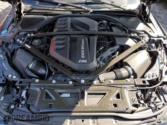 2022 BMW M3 with VIN WBS53AY0XNFL73101, listed as a Copart auction lot 75483164 with 12,889 mi miles and Salvage Title. Bid and sale history available at carsss.com. Image 11.