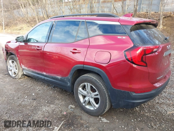 2020 GMC Terrain SLE with VIN 3GKALTEV2LL172754, listed as a IAAI auction lot 41834716 with 44,999 mi miles. Bid and sale history available at carsss.com. Image 3.