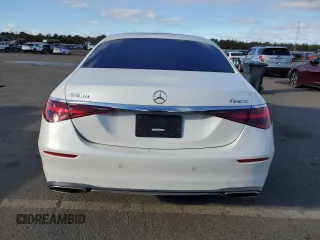 2023 Mercedes-Benz S-Class S 580 with VIN W1K6G7GB3PA200614, listed as a Copart auction lot 83453414 with 15,481 mi miles and Salvage Title. Bid and sale history available at carsss.com. Image 6.