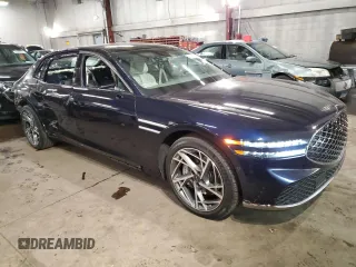 2023 Genesis G90 z VIN KMTFB4SD5PU008286, wystawiony jako Copart lot #43015795 z przebiegiem 10 556 mil mil oraz Szkoda całkowita • Salvage title. Historia ofert i sprzedaży dostępna na DreamBid. Obrazek 4.