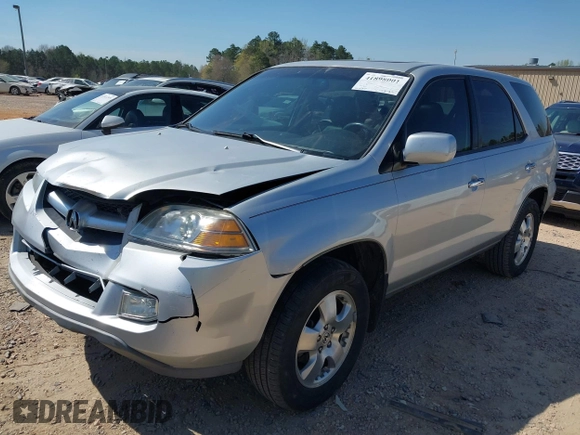 2005 Acura MDX with VIN 2HNYD18265H557625, listed as a IAAI auction lot 41898001 with 192,544 mi miles. Bid and sale history available at carsss.com. Image 17.