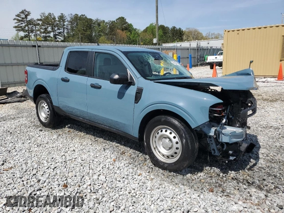 2023 Ford Maverick XL with VIN 3FTTW8E96PRA21351, listed as a Copart auction lot 51225165 with 36,387 mi miles and Salvage Title. Bid and sale history available at DreamBid. Image 4.