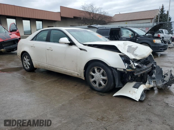 2009 Cadillac CTS AWD with VIN 1G6DG577190115218, listed as a Copart auction lot 46742495 with 220,806 mi miles and Salvage Title. Bid and sale history available at DreamBid. Image 4.