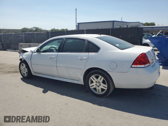 2012 Chevrolet Impala LT Fleet with VIN 2G1WG5E32C1333856, listed as a Copart auction lot 53059575 with 83,855 mi miles and Salvage Title. Bid and sale history available at DreamBid. Image 2.