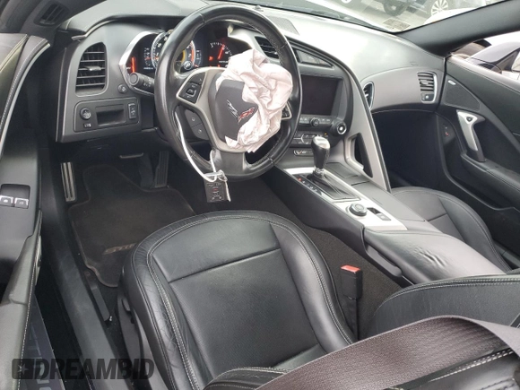 2014 Chevrolet Corvette 1LT with VIN 1G1YB3D71E5113044, listed as a Copart auction lot 75619924 with 44,302 mi miles and Salvage Title. Bid and sale history available at carsss.com. Image 8.