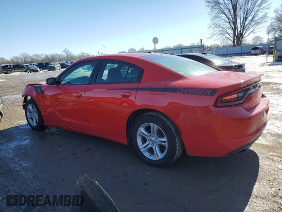 2019 Dodge Charger SXT with VIN 2C3CDXBG5KH727917, listed as a Copart auction lot 88987505 with 81,555 mi miles and Salvage Title. Bid and sale history available at carsss.com. Image 2.