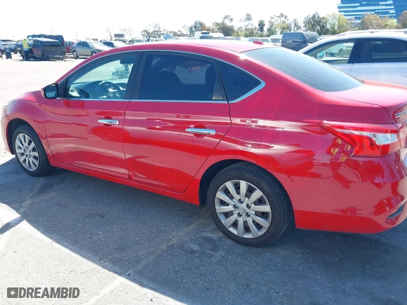 2017 Nissan Sentra SV with VIN 3N1AB7AP3HL650865, listed as a IAAI auction lot 41831102 with 89,252 mi miles. Bid and sale history available at carsss.com. Image 14.