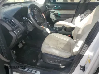 2016 Ford Explorer Platinum with VIN 1FM5K8HT8GGB25290, listed as a Copart auction lot 54882715 with 104,299 mi miles and Salvage Title. Bid and sale history available at DreamBid. Image 7.