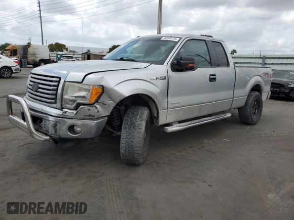 2011 Ford F-150 XL with VIN 1FTFX1ET5BFC23598, listed as a Copart auction lot 50999125 with 207,683 mi miles and Salvage Title. Bid and sale history available at carsss.com. Image 1.