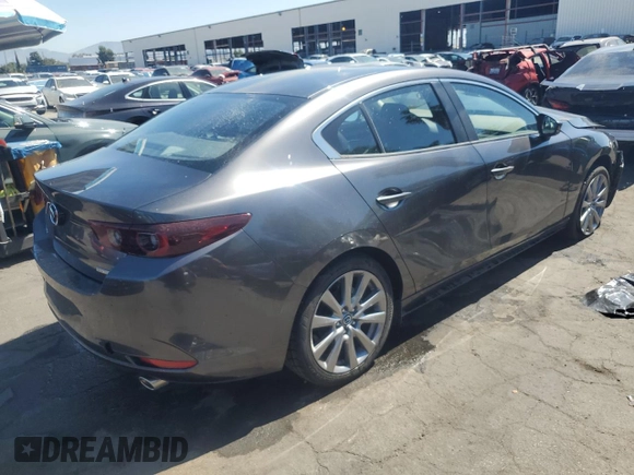 2025 Mazda 3 S Preferred with VIN JM1BPACM3S1767928, listed as a Copart auction lot 64097255 with 6,198 mi miles and Salvage title. Bid and sale history available at DreamBid. Image 3.