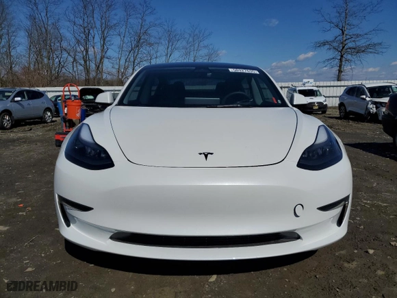 2023 Tesla Model 3 with VIN 5YJ3E1EA3PF610069, listed as a Copart auction lot 50327635 with 19,495 mi miles and Salvage Title. Bid and sale history available at carsss.com. Image 5.