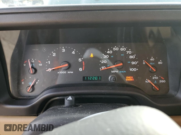 2001 Jeep Wrangler Sahara with VIN 1J4FA59SX1P367130, listed as a Copart auction lot 85755344 with 112,201 mi miles and Clean Title. Bid and sale history available at carsss.com. Image 9.