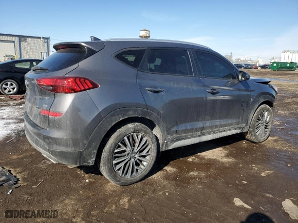 2021 Hyundai Tucson Limited with VIN KM8J3CAL4MU316579, listed as a Copart auction lot 45906065 with 0 mi miles and Salvage Title. Bid and sale history available at carsss.com. Image 3.