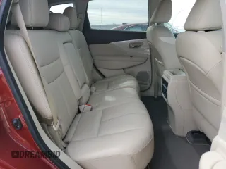 2017 Nissan Murano SL with VIN 5N1AZ2MH2HN198015, listed as a Copart auction lot 47295485 with 47,946 mi miles and Salvage Title. Bid and sale history available at carsss.com. Image 11.