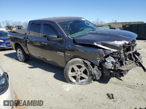 2014 Ram 1500 Express with VIN 1C6RR7KT4ES465655, listed as a Copart auction lot 46480185 with 138,510 mi miles and Salvage Title. Bid and sale history available at carsss.com. Image 4.