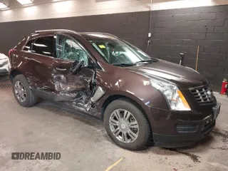 2015 Cadillac SRX Luxury Collection with VIN 3GYFNEE3XFS529754, listed as a IAAI auction lot 41727672 with 52,331 mi miles. Bid and sale history available at carsss.com. Image 1.