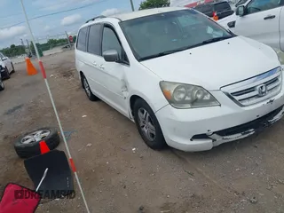 2007 Honda Odyssey EX z VIN 5FNRL38467B015508, wystawiony jako IAAI lot #42438248 z przebiegiem Nie podano mil oraz . Historia ofert i sprzedaży dostępna na DreamBid. Obrazek 1.