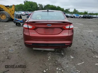 2014 Ford Fusion Titanium Hybrid with VIN 3FA6P0RU4ER387323, listed as a Copart auction lot 57107195 with Not provided miles and Salvage title. Bid and sale history available at DreamBid. Image 6.