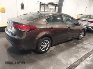 2017 Kia Forte LX with VIN 3KPFK4A71HE056667, listed as a IAAI auction lot 42030307 with 99,320 mi miles. Bid and sale history available at carsss.com. Image 4.