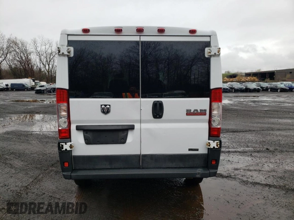 2017 Ram ProMaster Cargo with VIN 3C6TRVAG9HE516668, listed as a Copart auction lot 51828405 with 31,547 mi miles and Clean Title. Bid and sale history available at DreamBid. Image 6.