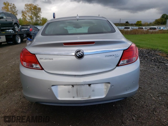 2011 Buick Regal CXL RL5 with VIN W04GT5GC0B1001062, listed as a Copart auction lot 76310664 with 190,403 mi miles and Salvage Title. Bid and sale history available at DreamBid. Image 6.