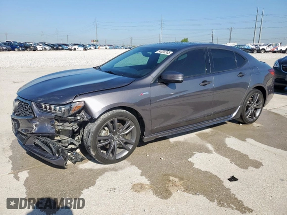 2018 Acura TLX w/A-SPEC Pkg with VIN 19UUB2F69JA010803, listed as a Copart auction lot 54090365 with 96,961 mi miles and Salvage title. Bid and sale history available at DreamBid. Image 1.