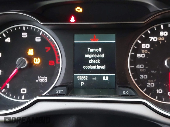 2013 Audi allroad Premium Plus with VIN WA1UFAFL8DA139987, listed as a IAAI auction lot 40978375 with 92,862 mi miles. Bid and sale history available at carsss.com. Image 15.