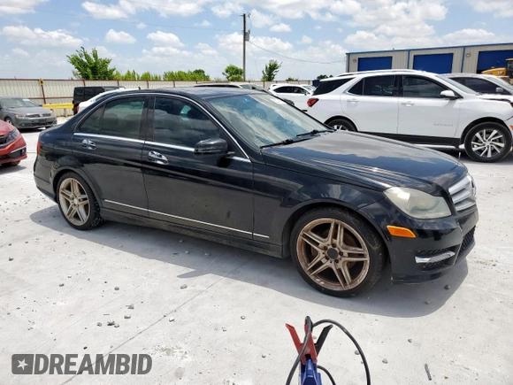 2013 Mercedes-Benz C 250 Sport with VIN WDDGF4HB9DR297996, listed as a Copart auction lot 62274695 with 99,120 mi miles and Clean title. Bid and sale history available at DreamBid. Image 4.