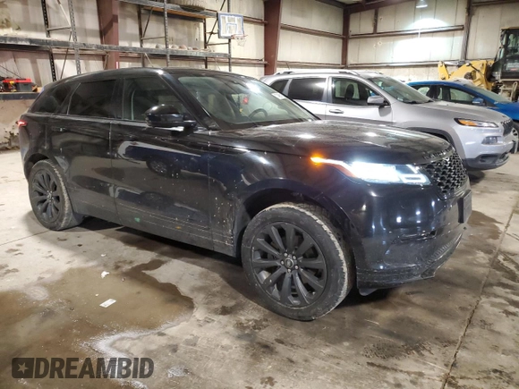2018 Land Rover Range Rover Velar S with VIN SALYB2RX1JA732456, listed as a Copart auction lot 47495115 with 124,810 mi miles and Salvage title. Bid and sale history available at DreamBid. Image 4.