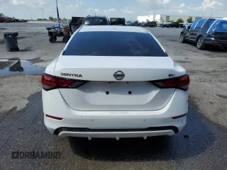 2021 Nissan Sentra SV with VIN 3N1AB8CV0MY313150, listed as a Copart auction lot 63597075 with 47,781 mi miles and Salvage title. Bid and sale history available at DreamBid. Image 6.
