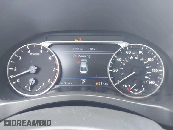 2025 Nissan Altima SV with VIN 1N4BL4DWXSN353315, listed as a IAAI auction lot 41975505 with 6,428 mi miles and . Bid and sale history available at DreamBid. Image 7.
