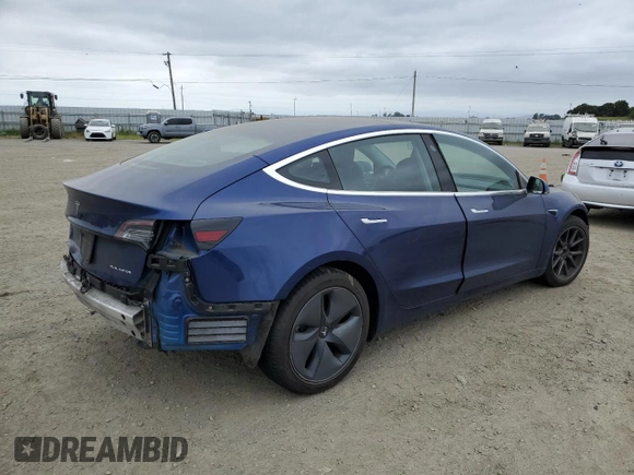 2020 Tesla Model 3 Long Range with VIN 5YJ3E1EB3LF635752, listed as a Copart auction lot 54173955 with Not Provided miles and Salvage Title. Bid and sale history available at carsss.com. Image 3.