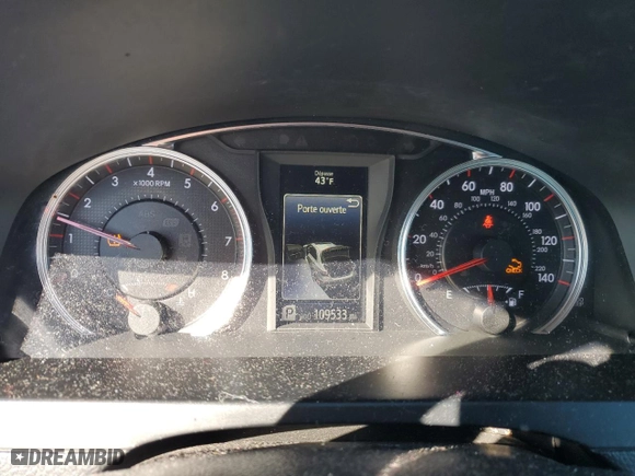 2015 Toyota Camry XLE with VIN 4T1BF1FK1FU058766, listed as a Copart auction lot 49571475 with 109,533 mi miles and Salvage Title. Bid and sale history available at carsss.com. Image 9.