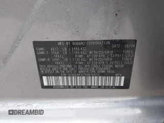 2024 Subaru Crosstrek Special Sports с VIN 4S4GUHF67R3819513, выставлен на аукционе IAAI как лот 42386252 с пробегом 6 958 миль миль и . История ставок и продаж доступна на DreamBid. Изображение 9.