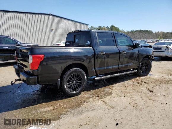 2018 Nissan Titan SV with VIN 1N6AA1E61JN520777, listed as a Copart auction lot 50312605 with 62,122 mi miles and Salvage Title. Bid and sale history available at DreamBid. Image 3.