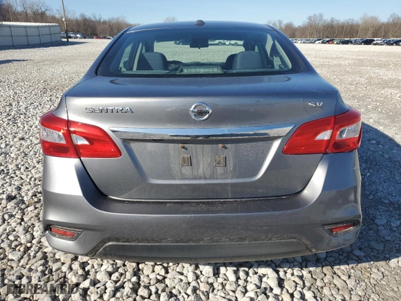 2018 Nissan Sentra SV with VIN 3N1AB7AP1JY256208, listed as a Copart auction lot 48498975 with 40,108 mi miles and Salvage Title. Bid and sale history available at carsss.com. Image 6.