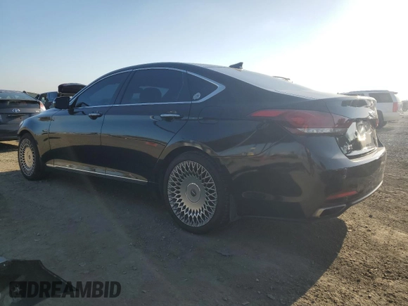 2015 Hyundai Genesis 3.8L z VIN KMHGN4JE8FU096085, wystawiony jako Copart lot #54879595 z przebiegiem 161 708 mil mil oraz Szkoda całkowita • Salvage title. Historia ofert i sprzedaży dostępna na DreamBid. Obrazek 2.