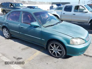 2000 Honda Civic LX z VIN 2HGEJ6579YH586430, wystawiony jako IAAI lot #42375475 z przebiegiem 158 413 mil mil oraz . Historia ofert i sprzedaży dostępna na DreamBid. Obrazek 1.