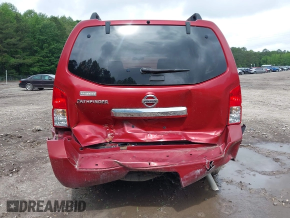 2008 Nissan Pathfinder S with VIN 5N1AR18U58C607301, listed as a IAAI auction lot 40503693 with 118,080 mi miles and . Bid and sale history available at DreamBid. Image 6.