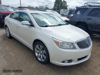 2013 Buick LaCrosse Premium 2 with VIN 1G4GH5E39DF129375, listed as a IAAI auction lot 41741851 with 124,404 mi miles. Bid and sale history available at carsss.com. Image 1.