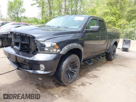 2014 Ram 1500 Express with VIN 1C6RR7FT5ES201886, listed as a IAAI auction lot 42116101 with 129,980 mi miles and . Bid and sale history available at DreamBid. Image 2.