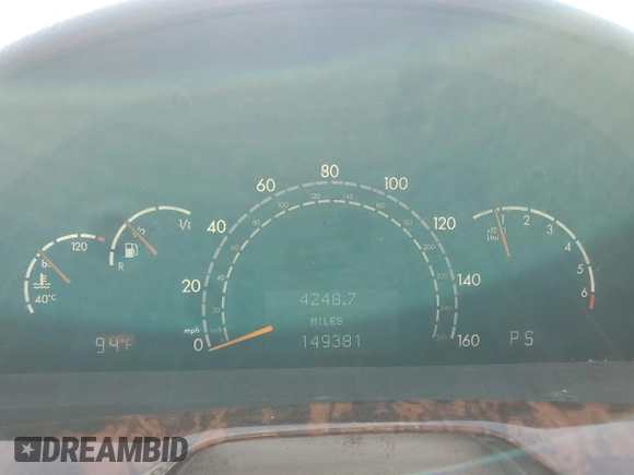 2002 Mercedes-Benz S 500 с VIN WDBNG75J42A299015, выставлен на аукционе Copart как лот 56361665 с пробегом 149 381 миль миль и Списание • Salvage title. История ставок и продаж доступна на DreamBid. Изображение 9.